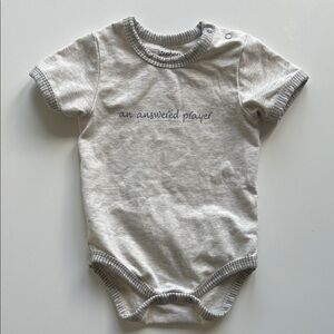 Stephan Baby  'an answered prayer' Short-Sleeve One-Piece Bodysuit
